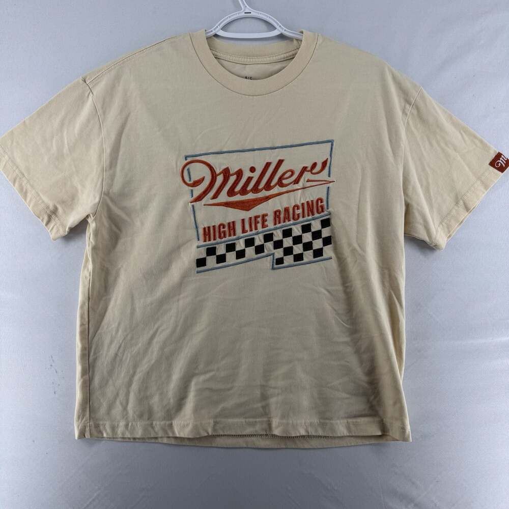 1318 Small Miller High Life Racing Graphic T-Shirt